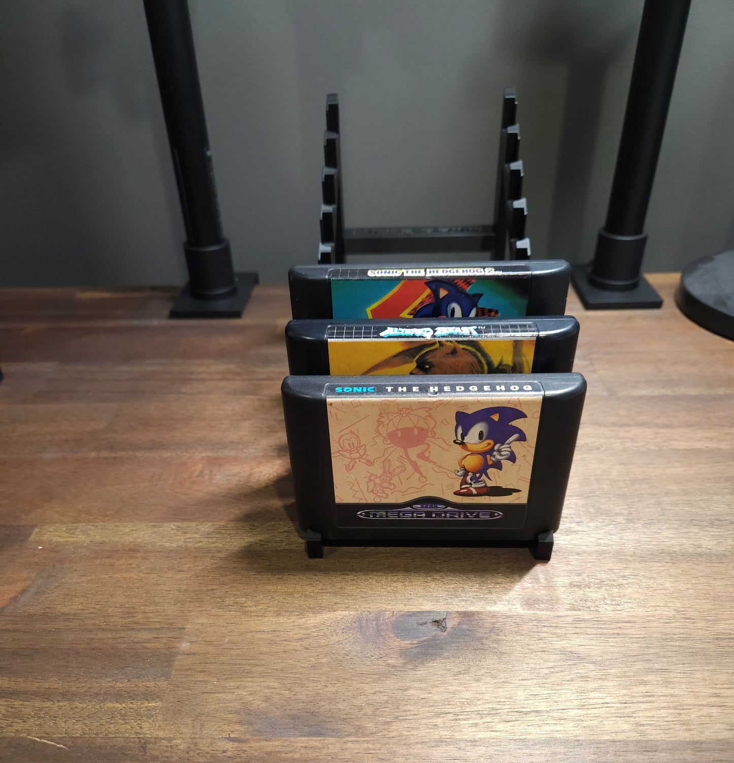 N64 SNES Mega Drive 10 Game Cartridge Stands