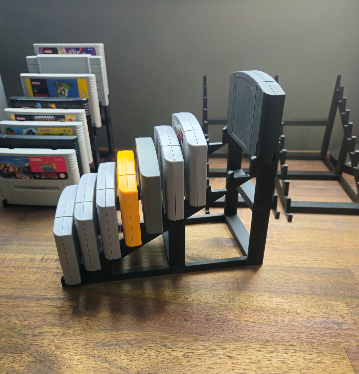 N64 SNES Mega Drive 10 Game Cartridge Stands