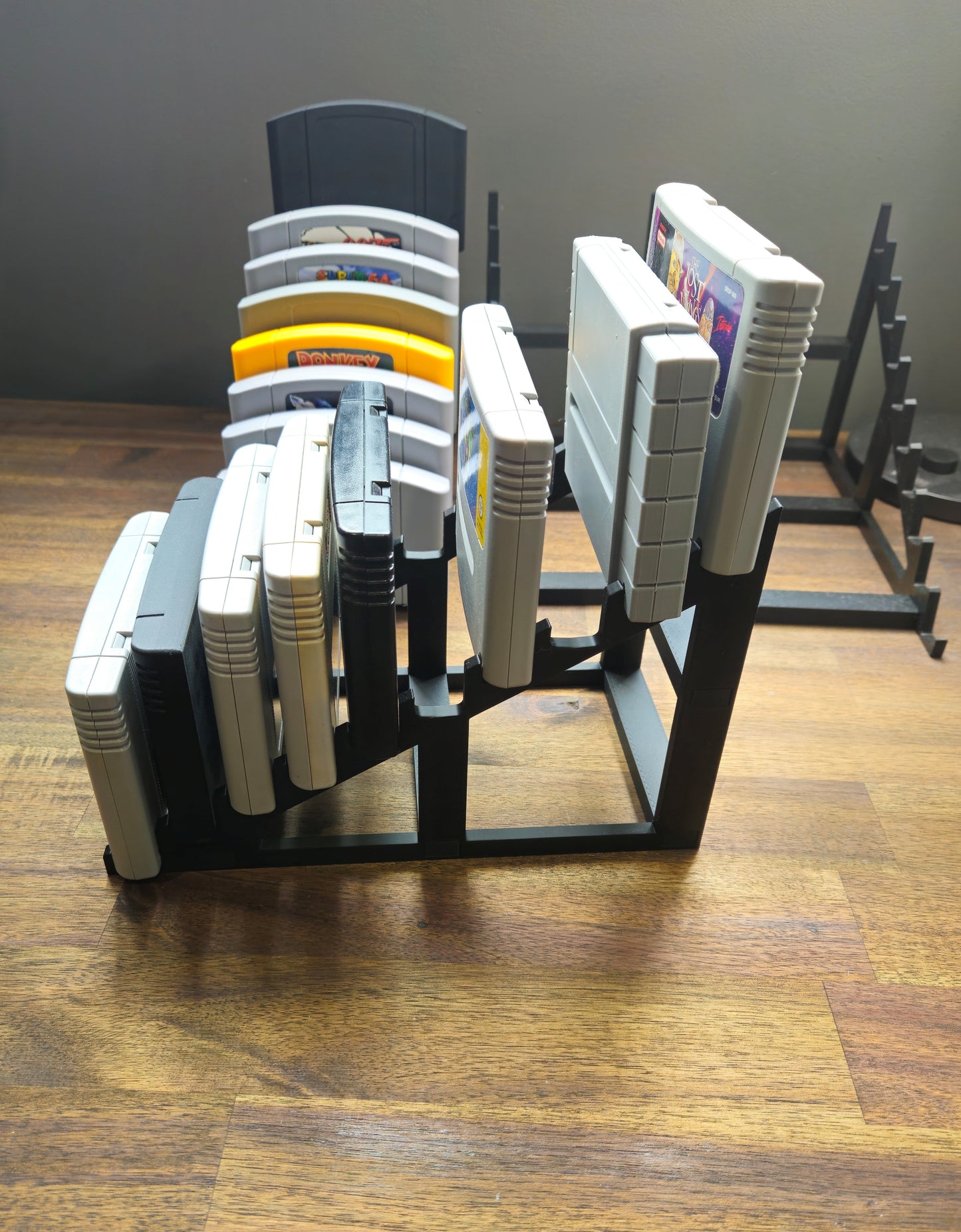 N64 SNES Mega Drive 10 Game Cartridge Stands