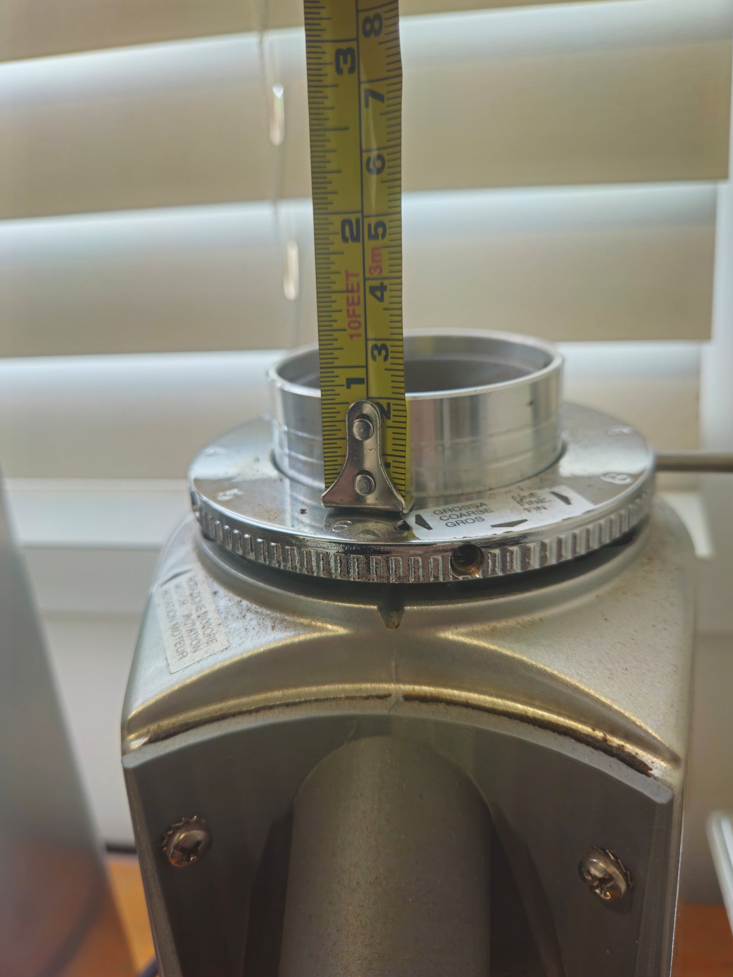 Bean Collar Chute and Bellows for Mazzer Mini Mazzer Super Jolly Grinder