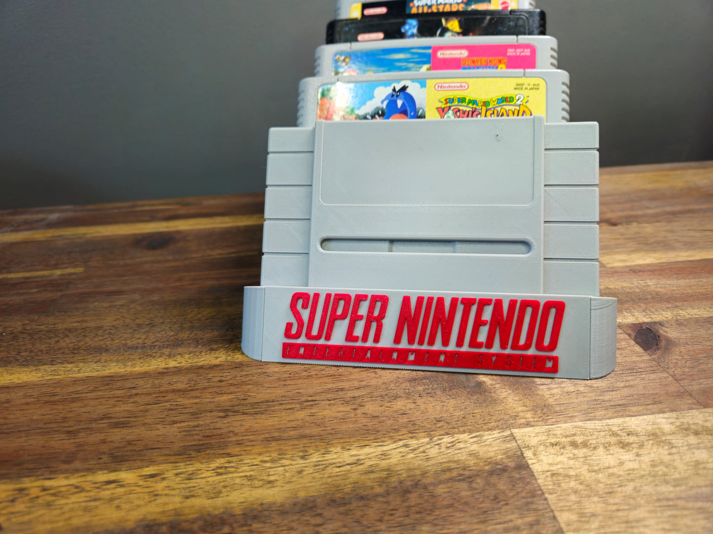 Super Nintendo 5 Game Catridge Holder for PAL and NTSC